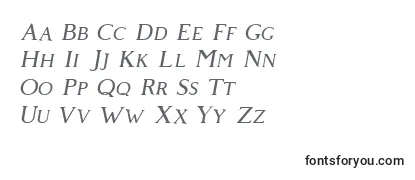 Giveny Italic -fontin tarkastelu