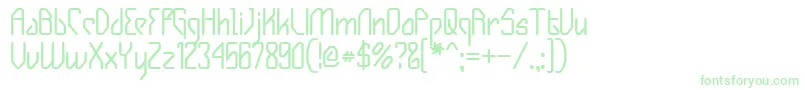 GIZMOB   Font – Green Fonts on White Background