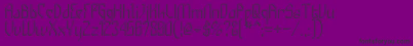 GIZMOS   Font – Black Fonts on Purple Background