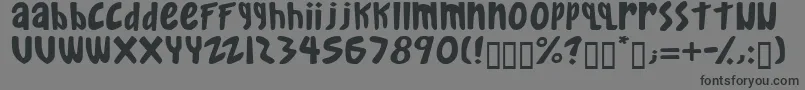 gkreib   Font – Black Fonts on Gray Background