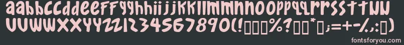 gkreib   Font – Pink Fonts on Black Background