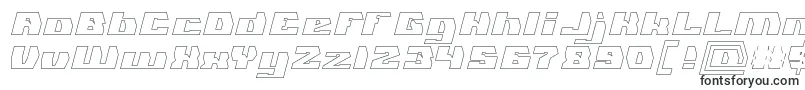 Шрифт GLADIATOR SPORT Hollow – многолинейные шрифты