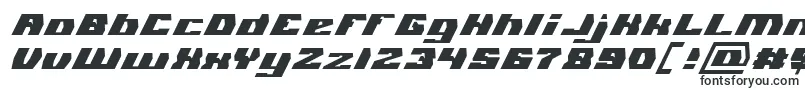 Шрифт GLADIATOR SPORT Italic – очень широкие шрифты