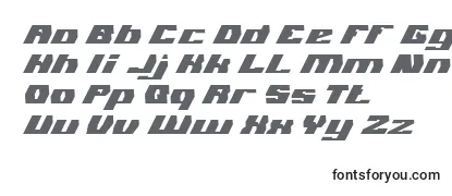 GLADIATOR SPORT Italic -fontin tarkastelu