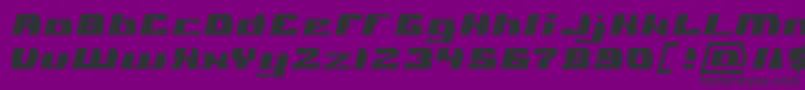 GLADIATOR SPORT Light Font – Black Fonts on Purple Background