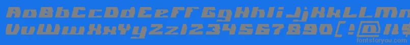 GLADIATOR SPORT Light Font – Gray Fonts on Blue Background