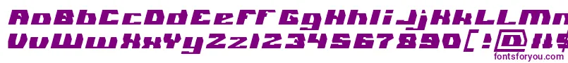 GLADIATOR SPORT Light Font – Purple Fonts on White Background