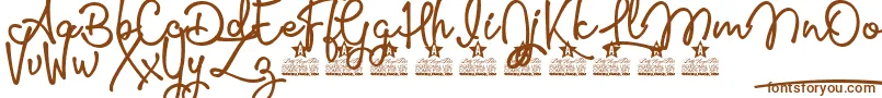 Glamour Girls Personal Use Font – Brown Fonts