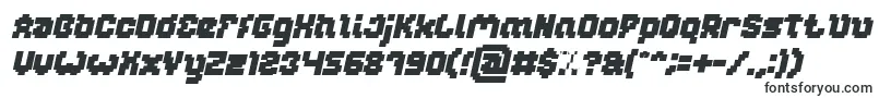 フォントGLITCH Bold Italic – Adobe Reader用のフォント