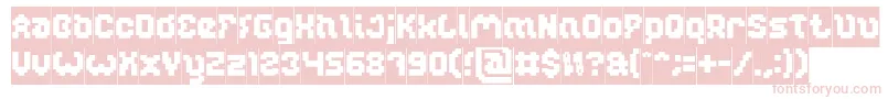 fuente GLITCH Inverse – Fuentes Rosas