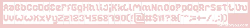 En savoir plus sur la police GLITCH Inverse Police GLITCH Inverse – polices blanches sur fond rose