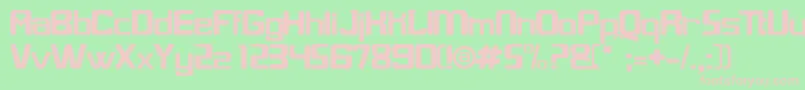 GLIX     Font – Pink Fonts on Green Background