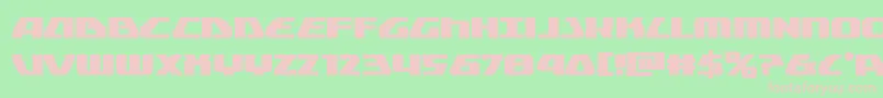 globaldynamicsbold Font – Pink Fonts on Green Background