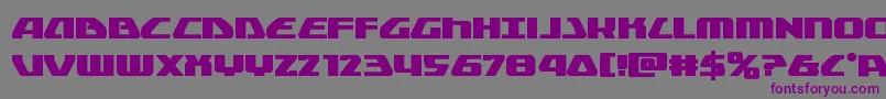 globaldynamicsbold Font – Purple Fonts on Gray Background
