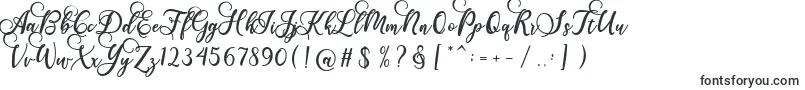 Gloretha Script-fontti – Alkavat G:lla olevat fontit