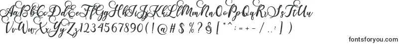 Gloretha Script-Schriftart – Schriften für VK