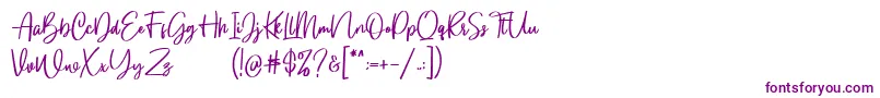 Gloryouss Demo Font – Purple Fonts
