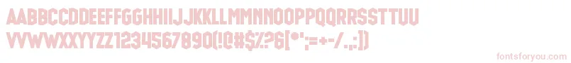 Glue Gun Font – Pink Fonts on White Background