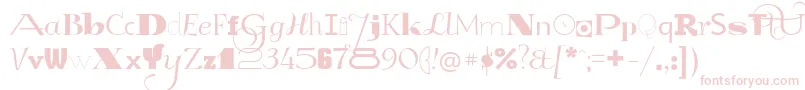 GlukMixer-Schriftart – Rosa Schriften