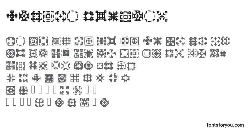 Glypha Regularフォント–アルファベット、数字、特殊文字