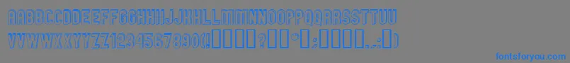 GMEXOD   Font – Blue Fonts on Gray Background