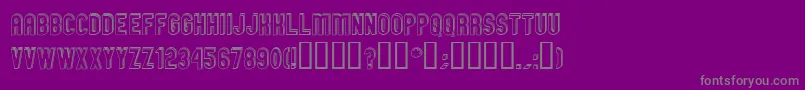 GMEXOD   Font – Gray Fonts on Purple Background