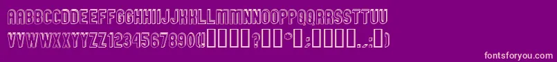 GMEXOD   Font – Pink Fonts on Purple Background