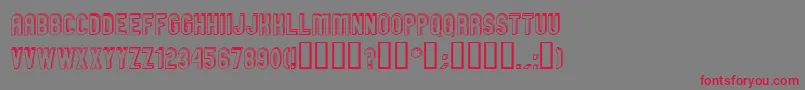 GMEXOD   Font – Red Fonts on Gray Background