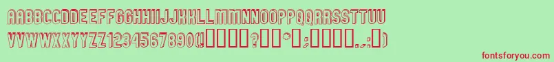 GMEXOD   Font – Red Fonts on Green Background