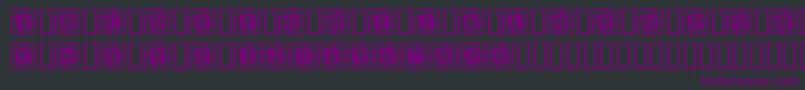 Cornerflair Font – Purple Fonts on Black Background