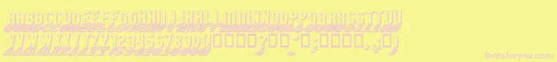GMEXSG   Font – Pink Fonts on Yellow Background