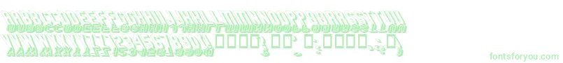 Czcionka GMEXSG3 – zielone czcionki