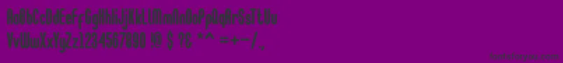 フォントGo Cloud – 紫の背景に黒い文字