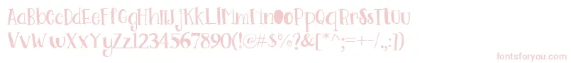 フォントGo Doodling Font – ピンクのフォント