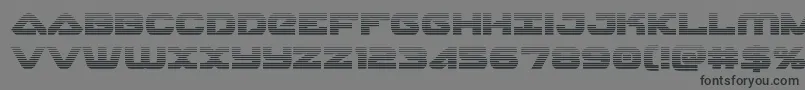 Skyhawkscan Font – Black Fonts on Gray Background