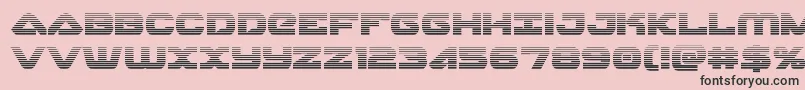 Skyhawkscan Font – Black Fonts on Pink Background