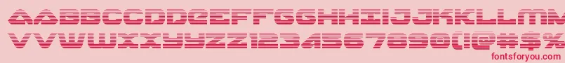 Skyhawkscan Font – Red Fonts on Pink Background