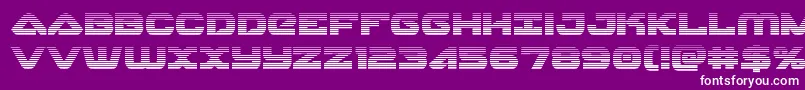 Skyhawkscan Font – White Fonts on Purple Background