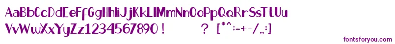 Go Panda-fontti – violetit fontit