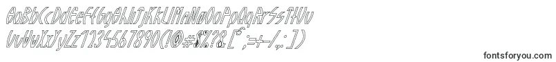 GuazhiruItalicOutlined Font – Fonts for Manga