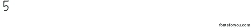 Kgdropsofjupiter-Schriftart – Schriften für die Ziffer 5