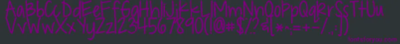 Kgdropsofjupiter Font – Purple Fonts on Black Background