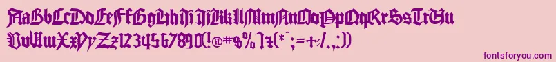 gocmp    Font – Purple Fonts on Pink Background