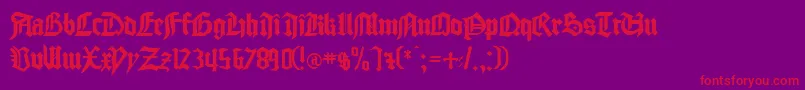 gocmp    Font – Red Fonts on Purple Background