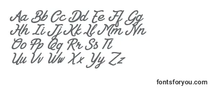 Schriftart Goday Font by 7NTypes