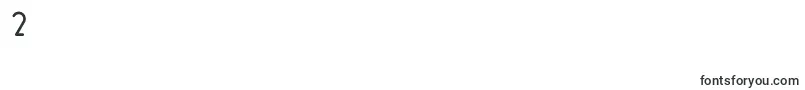 Godlike PersonalUse-Schriftart – Schriften für die Ziffer 2