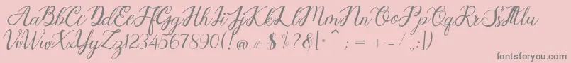 More about Goesitox Demo Font Goesitox Demo Font – Gray Fonts on Pink Background