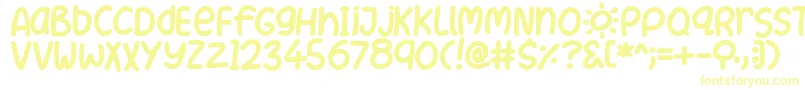 SummerLove Font – Yellow Fonts