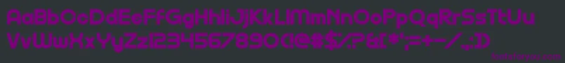 Gofuyo Font – Purple Fonts on Black Background