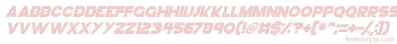 Fonte GoGo Hack Italic – fontes cor-de-rosa